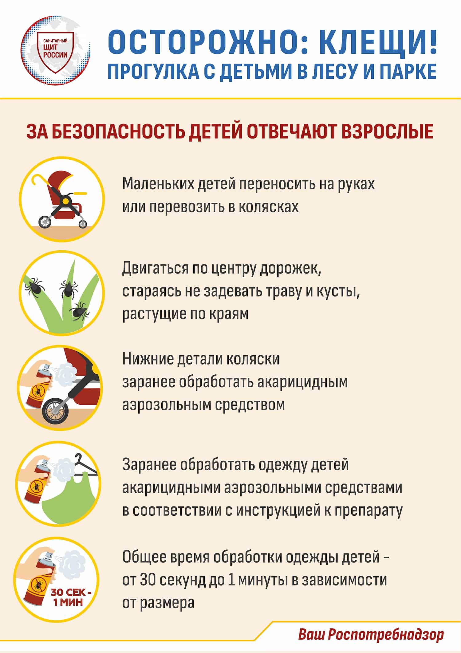 4.ПЛАКАТ А3 ОСТОРОЖНО КЛЕЩИ